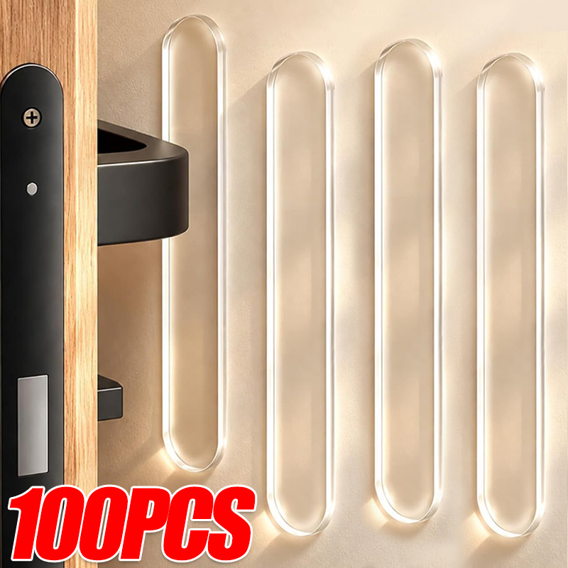 Door Stopper Rubber - Силиконовые самоклеящиеся противоударные накладки для мебели,