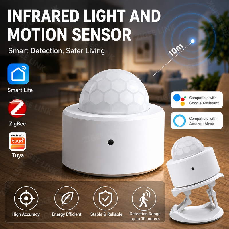 Home Improvement Hardware - Беспроводной датчик движения ZigBee 3.0 PIR