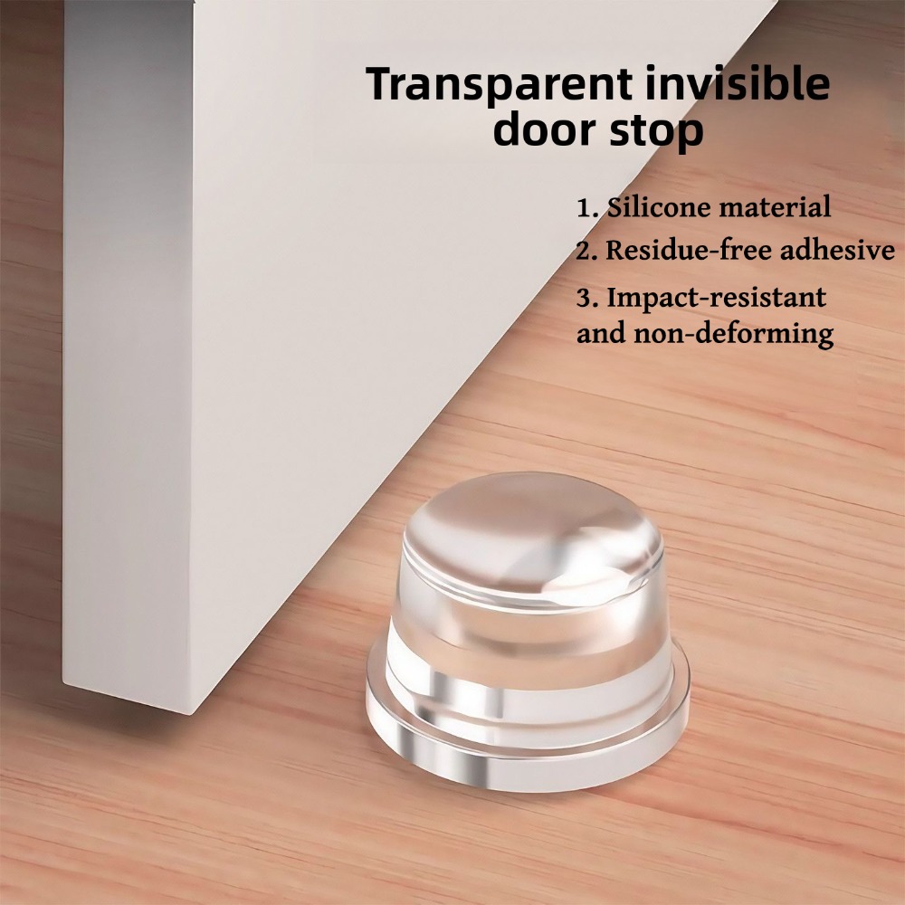 Door Stopper Rubber - Силиконовый дверной стопор, защита для стен,