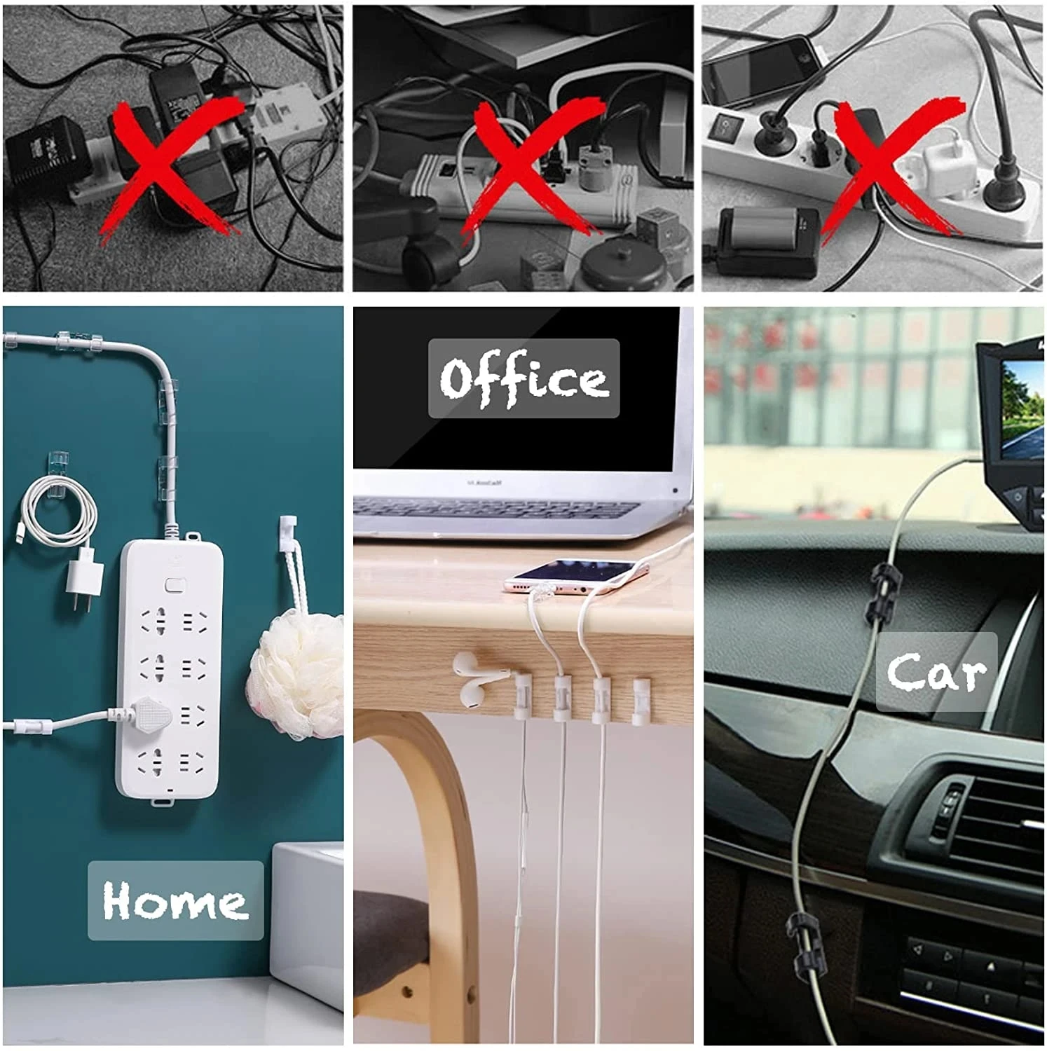Органайзер для кабелей, самокл – обзор и цена Cable Staple Clip