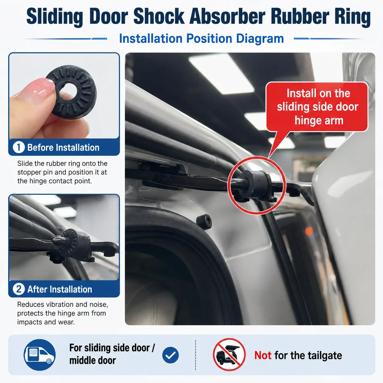 Силиконовые амортизирующие нак – обзор и цена Door Stopper Rubber